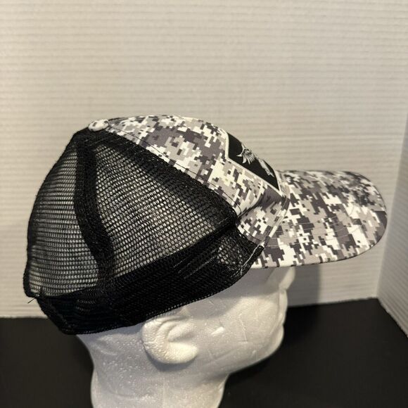 1776 American Eagle Patriotic Digital Camo Trucker Hat Cap Adjustable Snapback - Picture 2 of 8